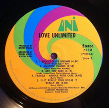 Load image into Gallery viewer, Love Unlimited : From A Girl&#39;s Point Of View We Give To You... (LP, Album, Gat)