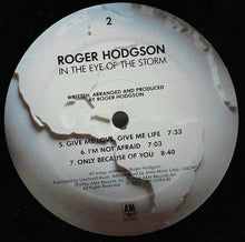 Load image into Gallery viewer, Roger Hodgson : In The Eye Of The Storm (LP, Album, Mon)