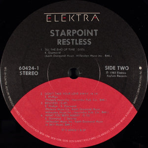 Starpoint : Restless (LP, Album, Spe)