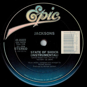 Jacksons* : State Of Shock (12")