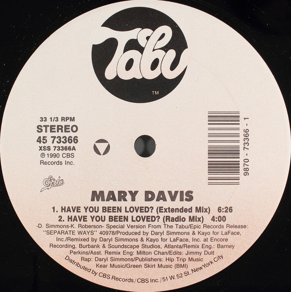 Mary Davis : Have You Been Loved? (12