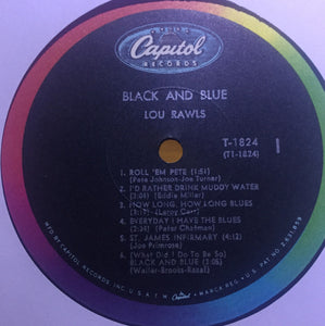 Lou Rawls : Black And Blue (LP, Album, Mono)