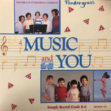 Load image into Gallery viewer, Various : Music And You - Sample Record Grade K-6 (LP, Album)