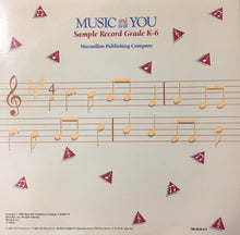 Load image into Gallery viewer, Various : Music And You - Sample Record Grade K-6 (LP, Album)
