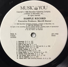 Load image into Gallery viewer, Various : Music And You - Sample Record Grade K-6 (LP, Album)