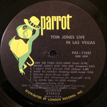Load image into Gallery viewer, Tom Jones : Live In Las Vegas (LP, Album, BW)