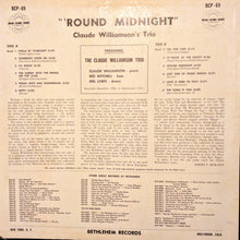 Load image into Gallery viewer, The Claude Williamson Trio : 'Round Midnight (LP, Album, Mono)
