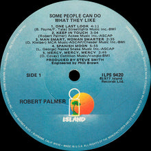 Load image into Gallery viewer, Robert Palmer : Some People Can Do What They Like (LP, Album, RE)