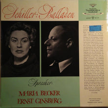 Load image into Gallery viewer, Friedrich Schiller, Ernst Ginsberg, Maria Becker : Balladen (LP, Mono, RE)