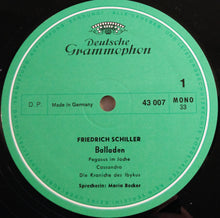 Load image into Gallery viewer, Friedrich Schiller, Ernst Ginsberg, Maria Becker : Balladen (LP, Mono, RE)