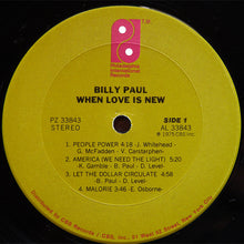 Load image into Gallery viewer, Billy Paul : When Love Is New (LP, Album)