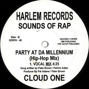 Cloud One : Party At Da Millennium (12")