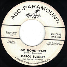 Load image into Gallery viewer, Carol Burnett : Go Home Train / You Mustn&#39;t Be Discouraged (7&quot;, Single, Promo)