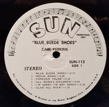 Load image into Gallery viewer, Carl Perkins : Blue Suede Shoes (LP, Comp, Promo)