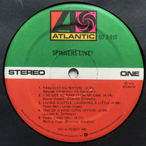 Spinners : Spinners Live! (2xLP, Album, PR )