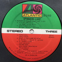 Load image into Gallery viewer, Spinners : Spinners Live! (2xLP, Album, PR )