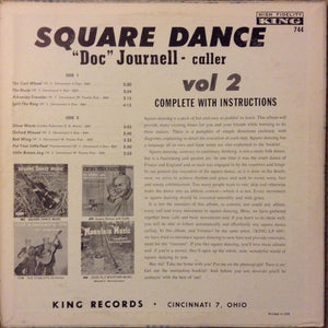 "Doc" Journell* : Square Dance - Volume 2 Complete With Instructions  (LP, Album, Boo)