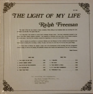 Ralph Freeman : The Light Of My Life (LP, Album)