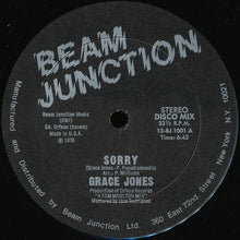 Load image into Gallery viewer, Grace Jones : Sorry / That&#39;s The Trouble (12&quot;)
