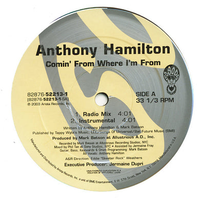 Anthony Hamilton : Comin' From Where I'm From (12