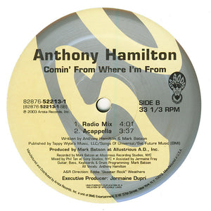 Anthony Hamilton : Comin' From Where I'm From (12")