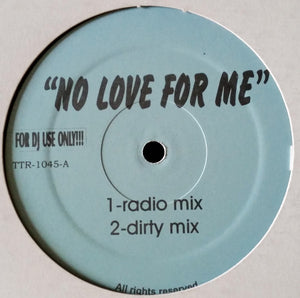 DMX : No Love For Me (12", Unofficial)