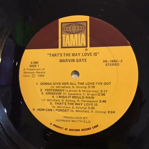 Marvin Gaye : That's The Way Love Is (LP, Album, Ind)