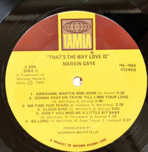 Load image into Gallery viewer, Marvin Gaye : That&#39;s The Way Love Is (LP, Album, Ind)