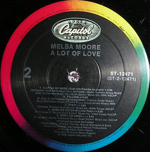 Melba Moore : A Lot Of Love (LP, Album)