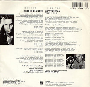 Sting : We'll Be Together (7", Single, Styrene, Car)