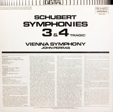 Load image into Gallery viewer, John Perras, Wiener Symphoniker, Franz Schubert : Symphonies 3 &amp; 4 "Tragic" (LP)