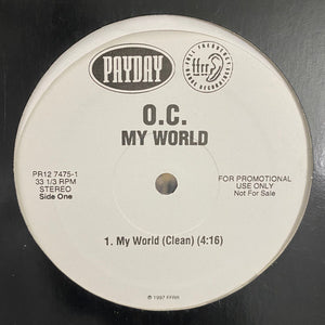 O.C. : My World (12", Promo)