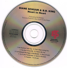 Load image into Gallery viewer, Diane Schuur &amp; B.B. King : Heart To Heart (CD, Album)