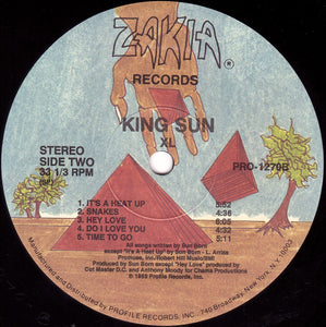 King Sun : XL (LP, Album, RP)