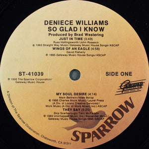 Deniece Williams : So Glad I Know (LP, Album)