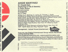 Load image into Gallery viewer, Angie Martinez Featuring Lil&#39; Mo &amp; Sacario : If I Could Go! (CD, Single, Ltd, Promo)