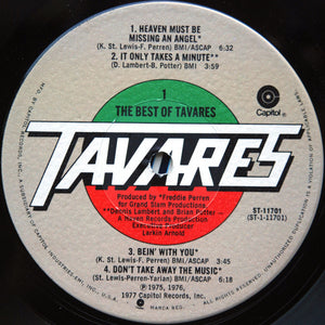 Tavares : The Best Of Tavares (LP, Comp, Win)