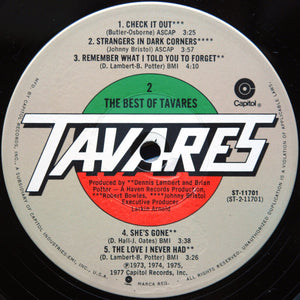 Tavares : The Best Of Tavares (LP, Comp, Win)