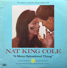 Load image into Gallery viewer, Nat King Cole : A Many Splendored Thing (LP, Album)