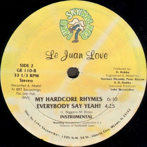 Le Juan Love : Everybody Say Yeah (12")