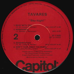 Tavares : Sky-High! (LP, Album, Win)