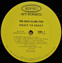 Load image into Gallery viewer, The Dave Clark Five : Coast To Coast (LP, Album, Pit)