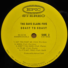 Load image into Gallery viewer, The Dave Clark Five : Coast To Coast (LP, Album, Pit)