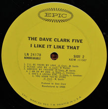 Load image into Gallery viewer, The Dave Clark Five : I Like It Like That (LP, Album, Mono, Ter)