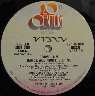 Formula V : Dance All Night (12