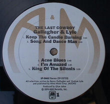 Load image into Gallery viewer, Gallagher &amp; Lyle : The Last Cowboy (LP, Album)