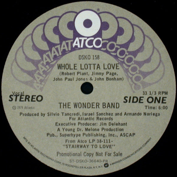 The Wonder Band : Whole Lotta Love (12
