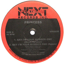Load image into Gallery viewer, Princess : Say I&#39;m Your No. 1 (12&quot;)