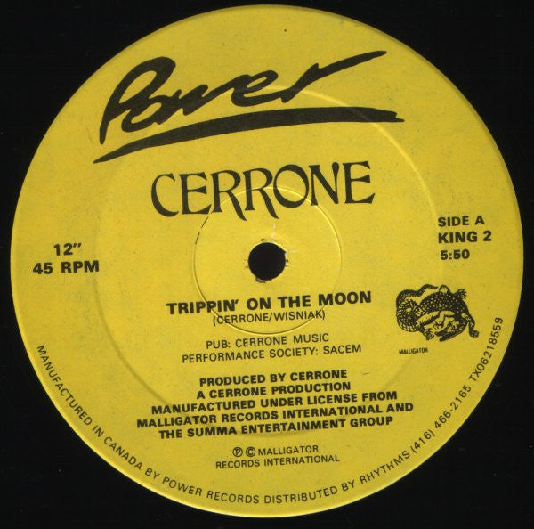 Cerrone : Trippin' On The Moon / Give Me Love (12