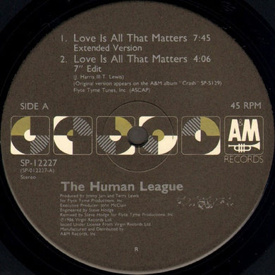 The Human League : Love Is All That Matters (12